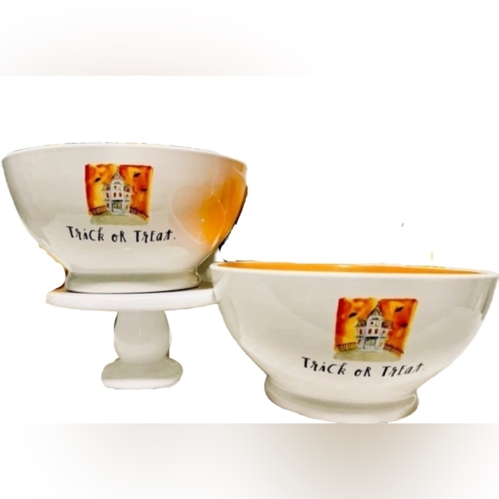Rae Dunn Bowl‎ Set Halloween Haunted House